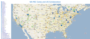 Map of NA-MIC locations