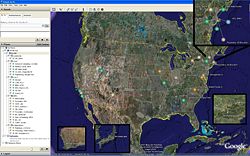 Map of NA-MIC locations