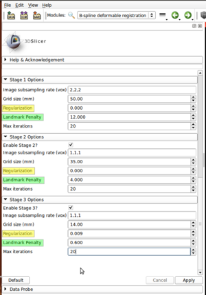 Slicer 3 GUI panel